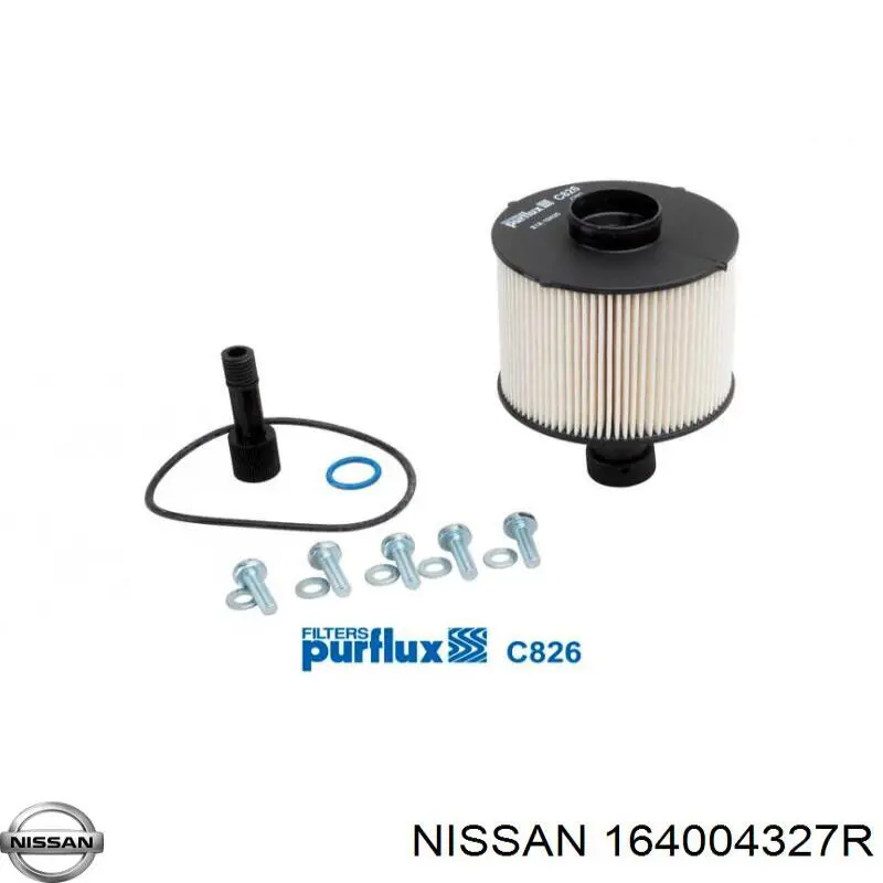 Comprar 164004327R Renault (RVI) Filtro diesel
