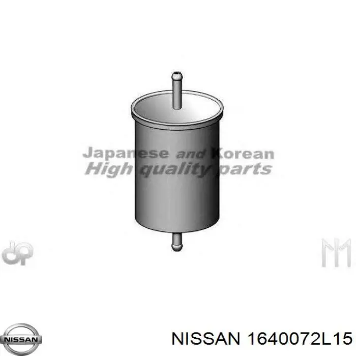 1640072L15 Nissan filtro de combustible