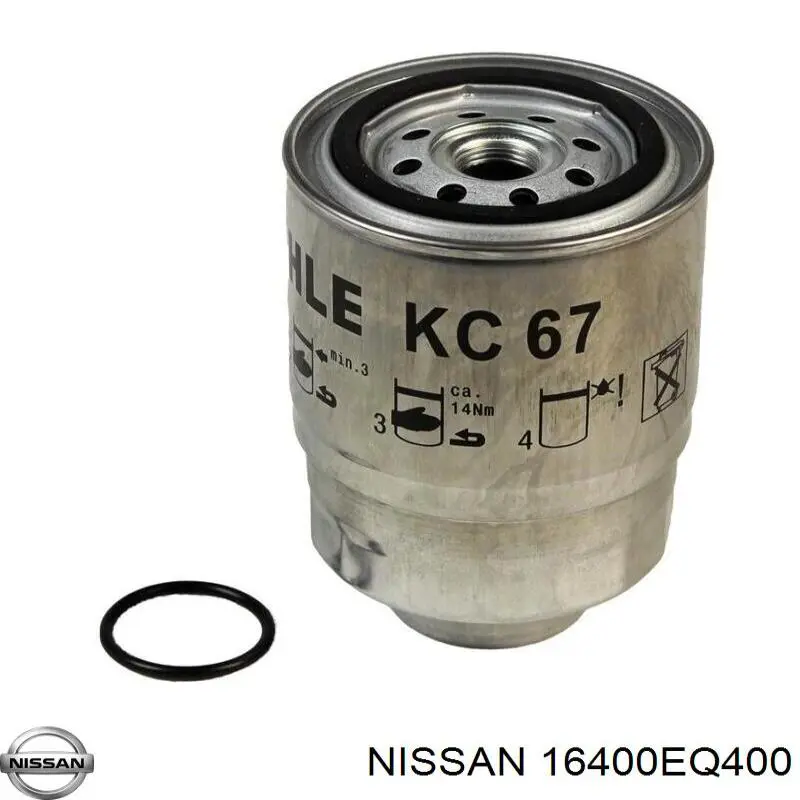 16400EQ400 Nissan filtro de combustible