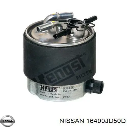 16400JD50D Nissan filtro combustible