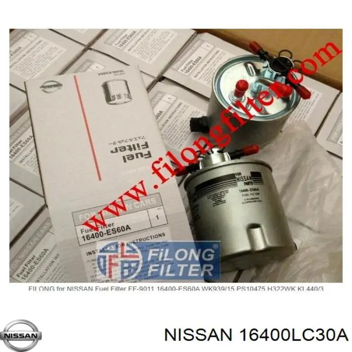 16400LC30A Nissan filtro combustible