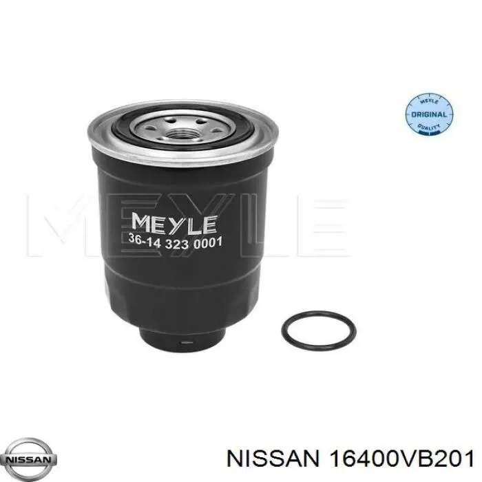 16400VB201 Nissan filtro de combustible