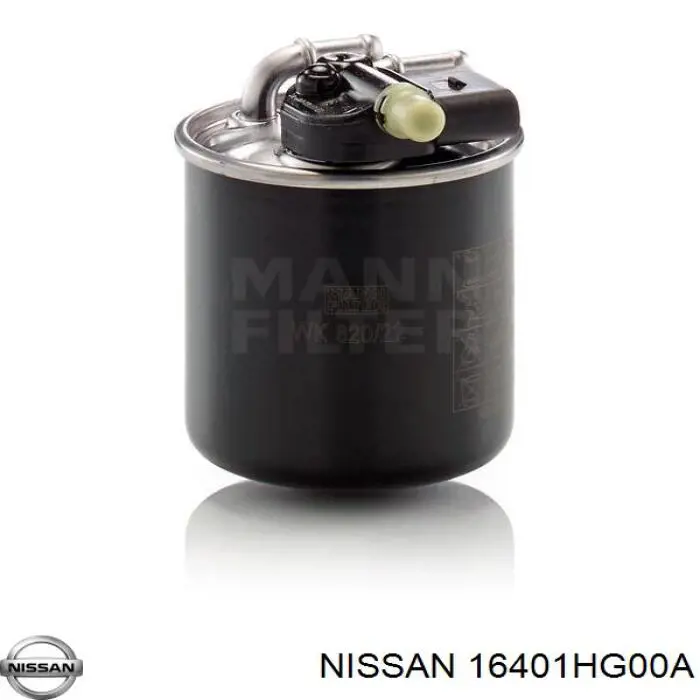 Filtro de combustible 16401HG00A Nissan/Infiniti