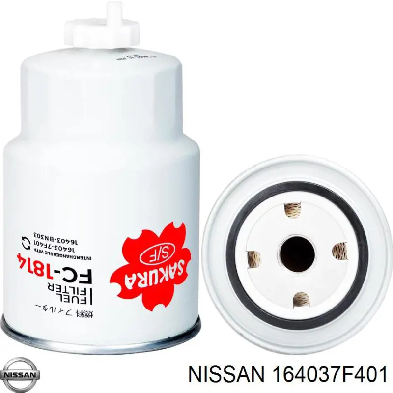 Filtro combustible Nissan/Infiniti 164037F401 precio, desde 10,84 EUR