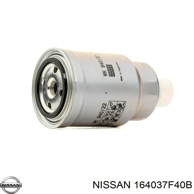 Filtro combustible Nissan/Infiniti 164037F40B precio, desde 10,84 EUR