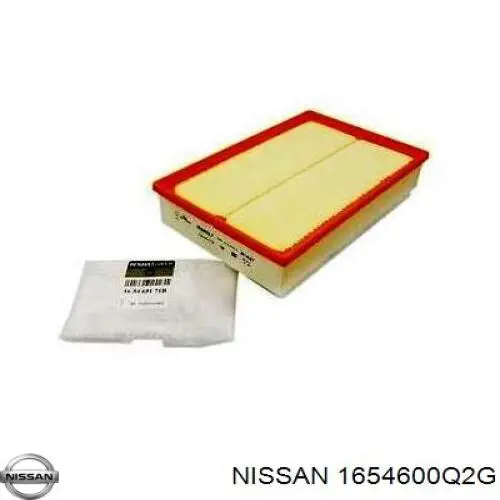 1654600Q2G Nissan filtro de aire