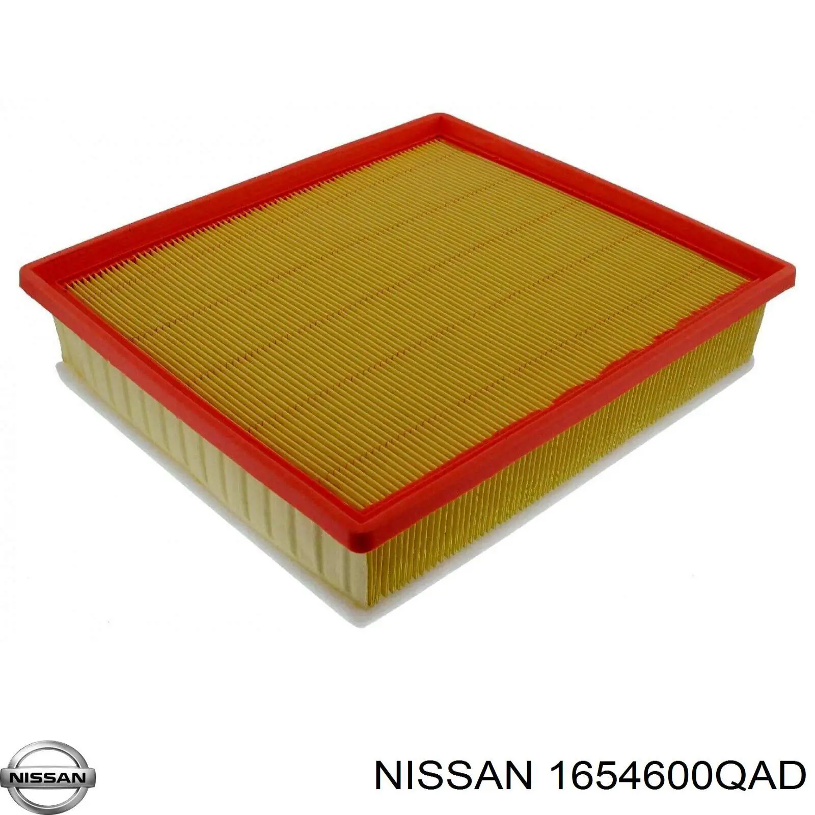 1654600QAD Nissan filtro de aire