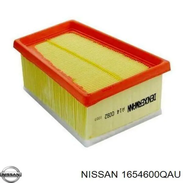 1654600QAU Nissan filtro de aire