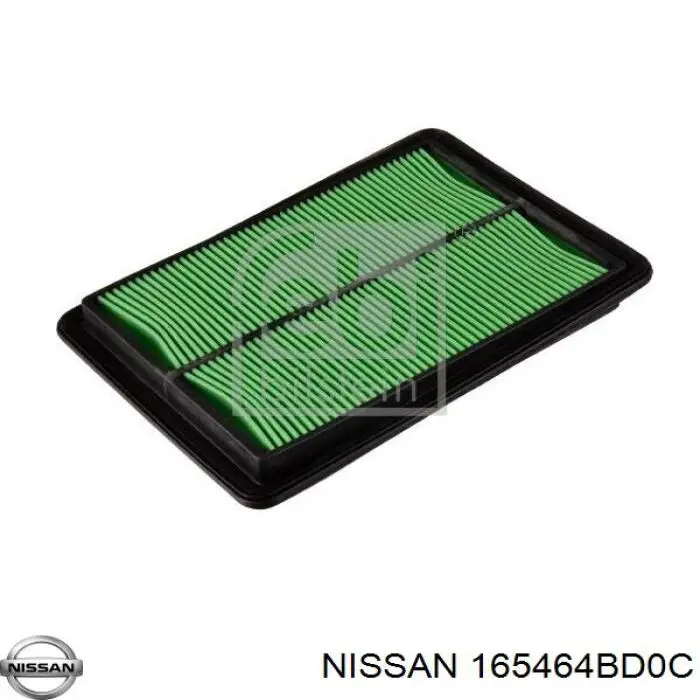 165464BD0C Nissan filtro de aire