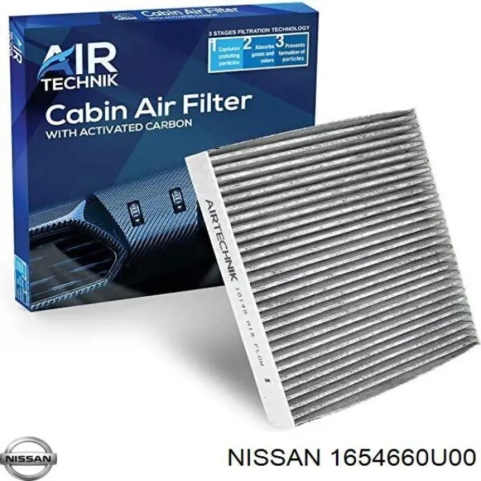 1654660U00 Nissan filtro de aire