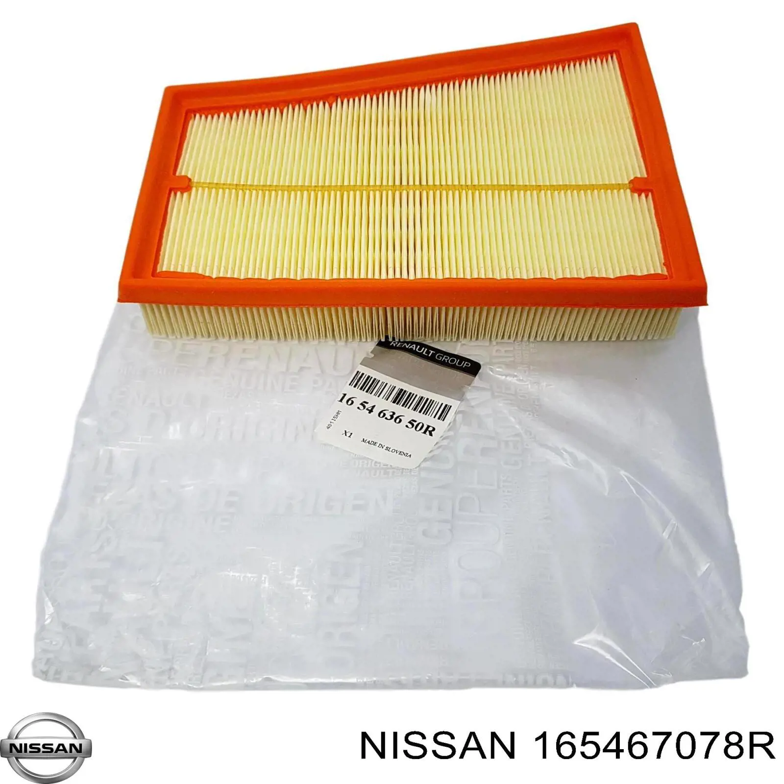 165467078R Nissan filtro de aire