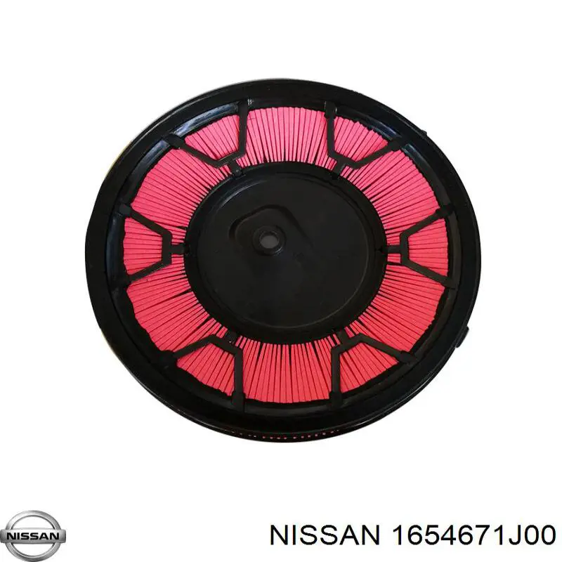 1654671J00 Nissan filtro de aire