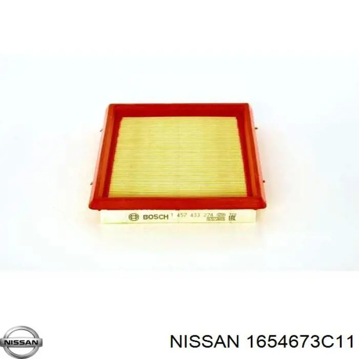 1654673C11 Nissan filtro de aire