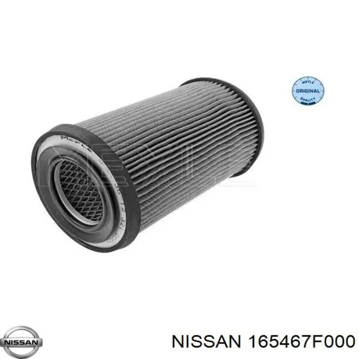 165467F000 Nissan filtro de aire