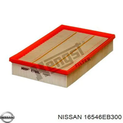 El filtro de aire Nissan/Infiniti 16546EB300 precio, desde 10,83 EUR