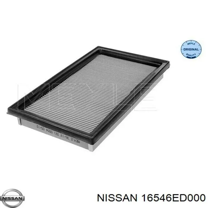 El filtro de aire Nissan/Infiniti 16546ED000 precio, desde 6,75 EUR