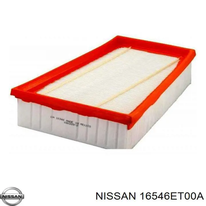 16546ET00A Nissan filtro de aire