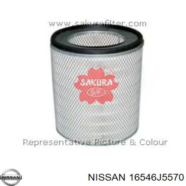 Filtro de aire 16546J5570 Nissan/Infiniti