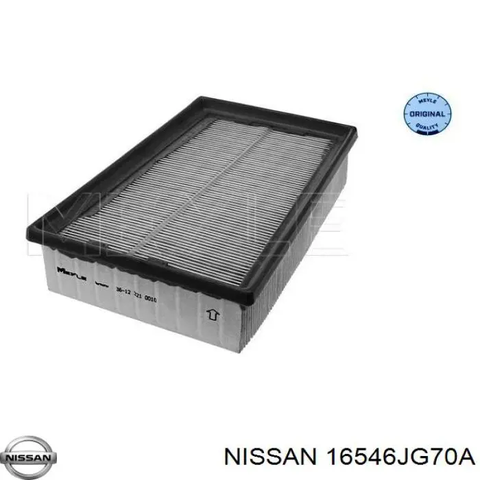 16546JG70A Nissan/Infiniti Filtro de aire de motor