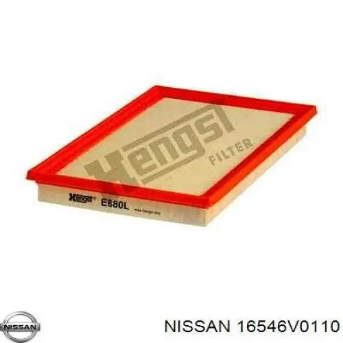 El filtro de aire Nissan/Infiniti 16546V0110 precio, desde 7,68 EUR