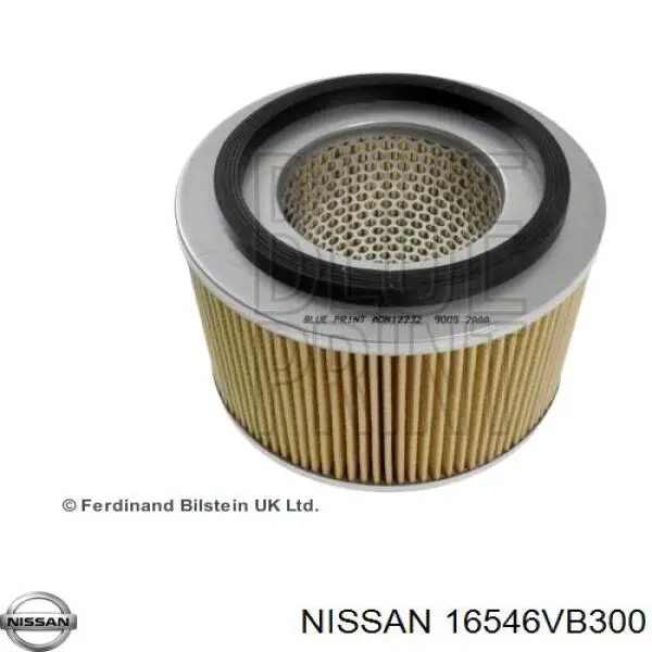 16546VB300 Nissan filtro de aire