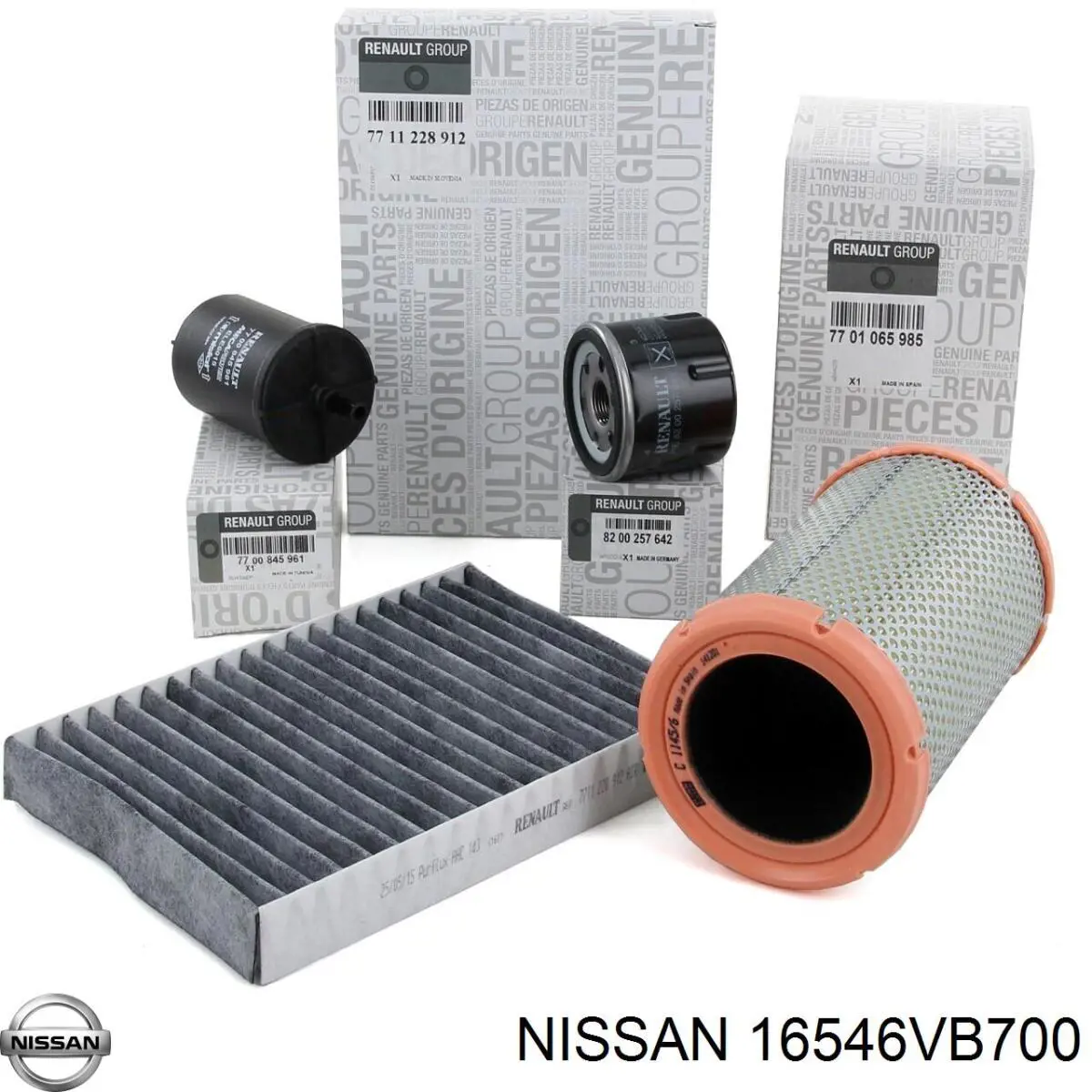 El filtro de aire Nissan/Infiniti 16546VB700 precio, desde 21,01 EUR
