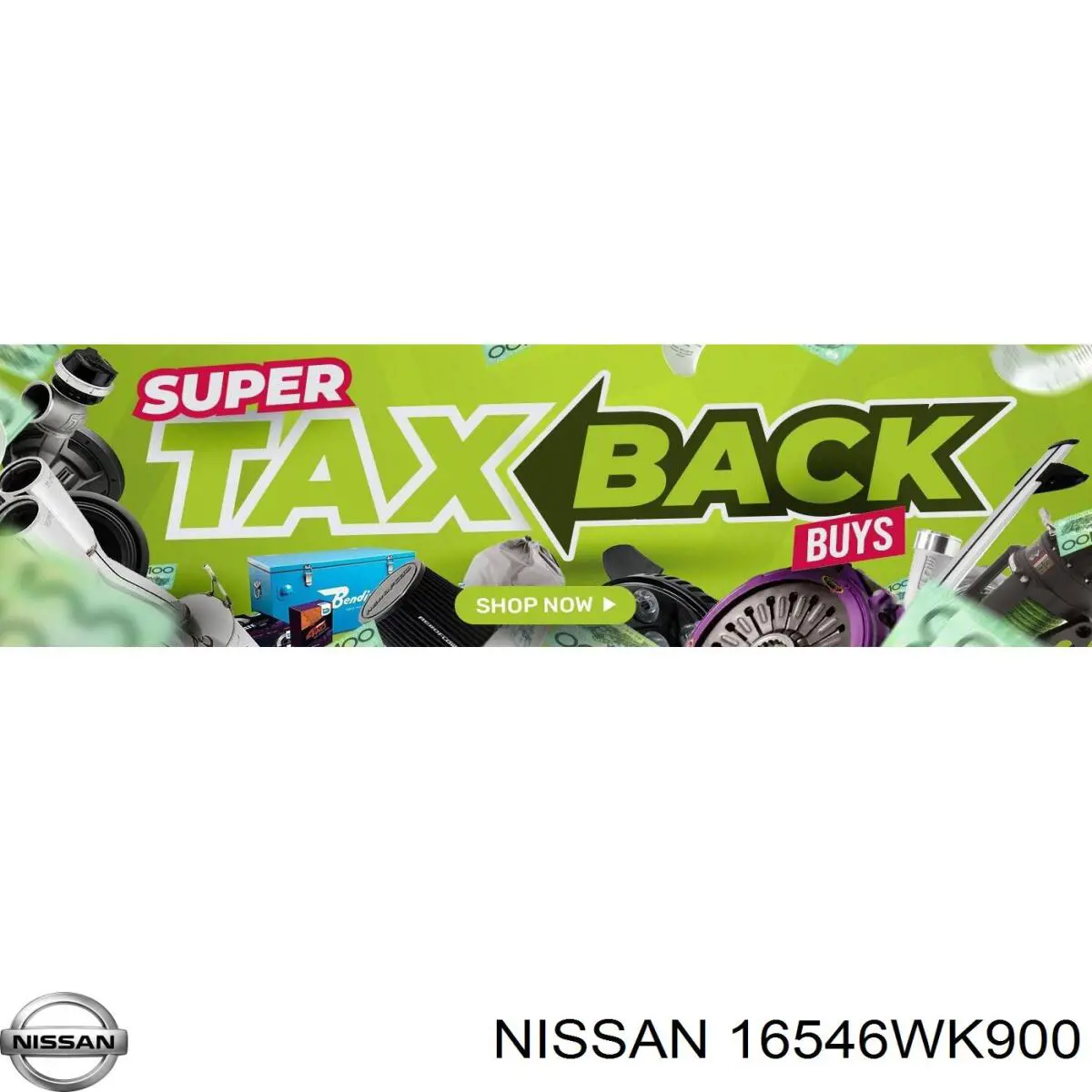 16546WK900 Nissan filtro de aire