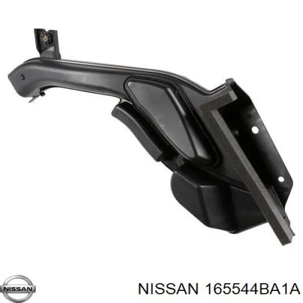 165544BA1A Nissan entrada del filtro de aire