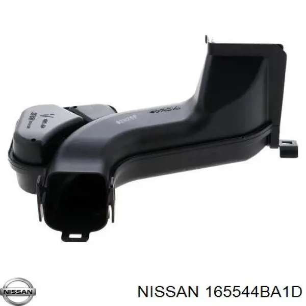 165544BA1D Nissan tubo flexible de aspiración, entrada del filtro de aire