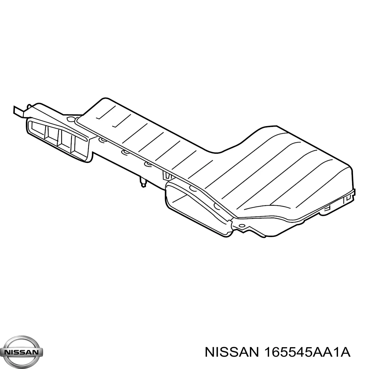 Comprar 165545AA1A Nissan/Infiniti Entrada del filtro de aire