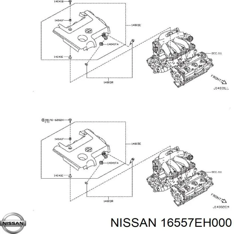 Nissan/Infiniti 16557EH000 precio, desde 23,87 EUR