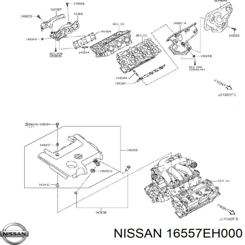 Comprar 16557EH000 Nissan/Infiniti 