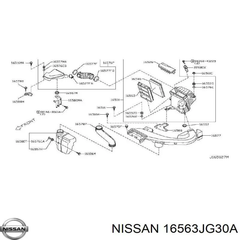 16563JG30A Nissan