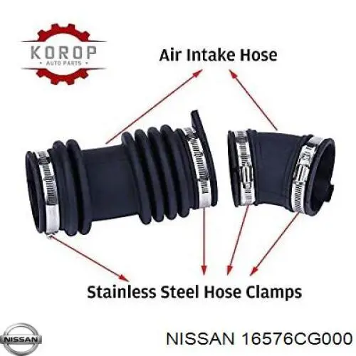 Comprar 16576CG00A Nissan/Infiniti Conducto de aire, salida del filtro de aire
