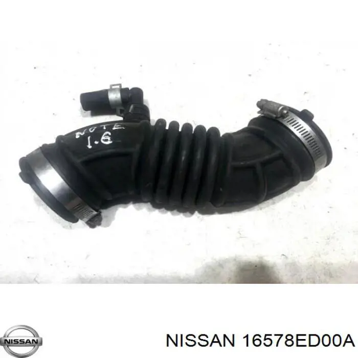 16578ED00A Nissan tubo flexible de aspiración, salida del filtro de aire