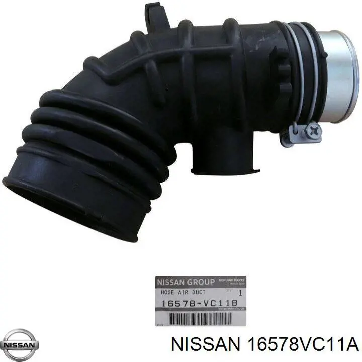 Tubo flexible de aspiración, salida del filtro de aire para Nissan Patrol (Y61)