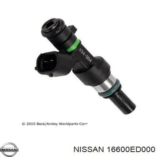 Comprar 16600ED000 Nissan/Infiniti Inyector