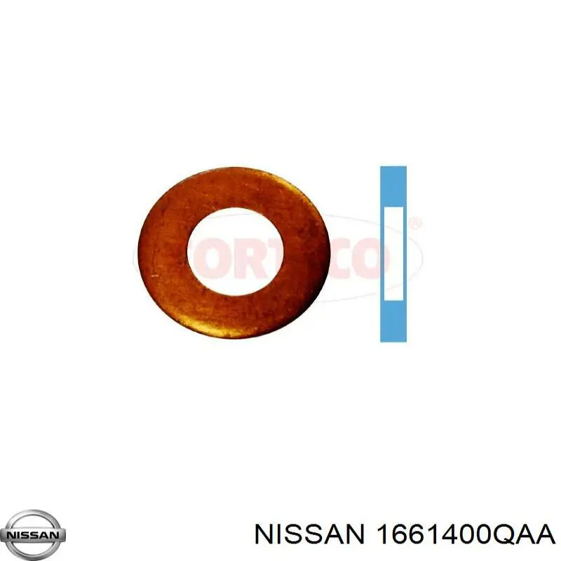 Comprar 1661400QAA Nissan/Infiniti Junta de inyectores