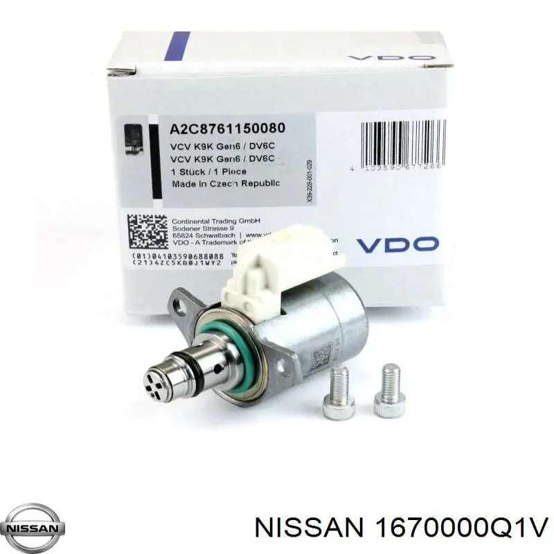 Bomba de alta presión de combustible Nissan/Infiniti 1670000Q1V precio, desde 143,60 EUR