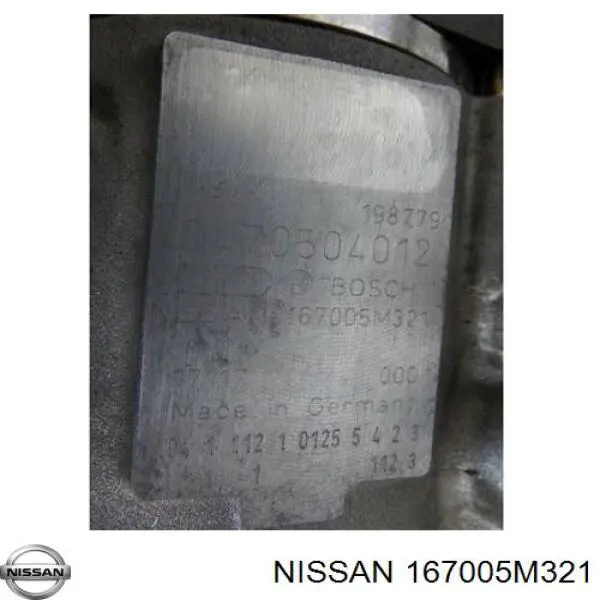 167005M320 Nissan bomba inyectora
