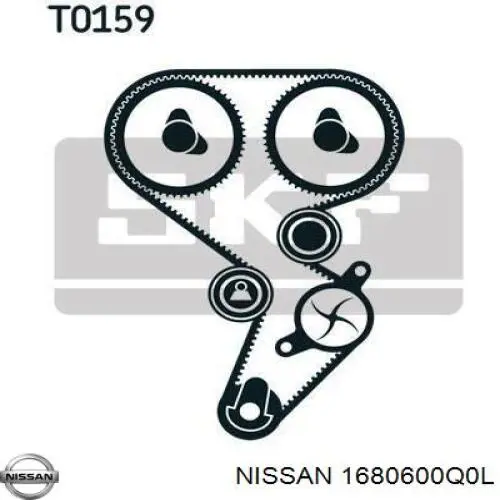 Kit de distribución 1680600Q0L Nissan/Infiniti