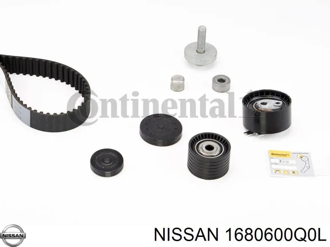 1680600Q0L Nissan kit de correa de distribución