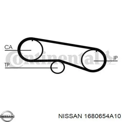 1680654A10 Nissan correa, bomba de alta presión