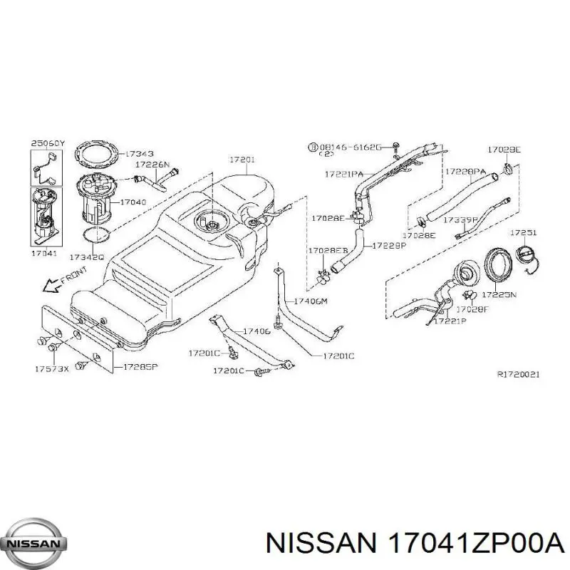 17041ZP00A Nissan