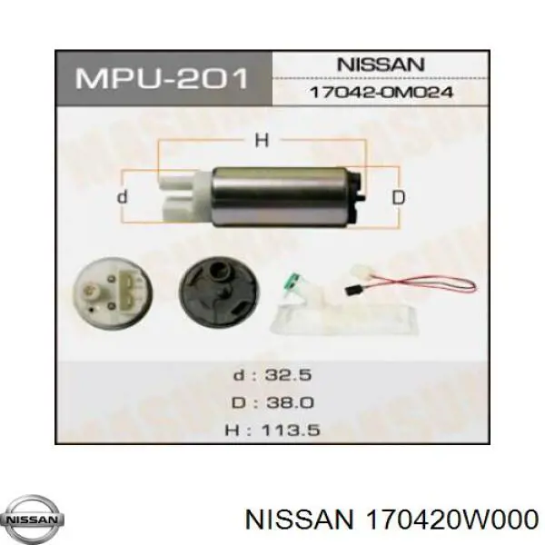 Módulo de alimentación de combustible General Motors 97118512