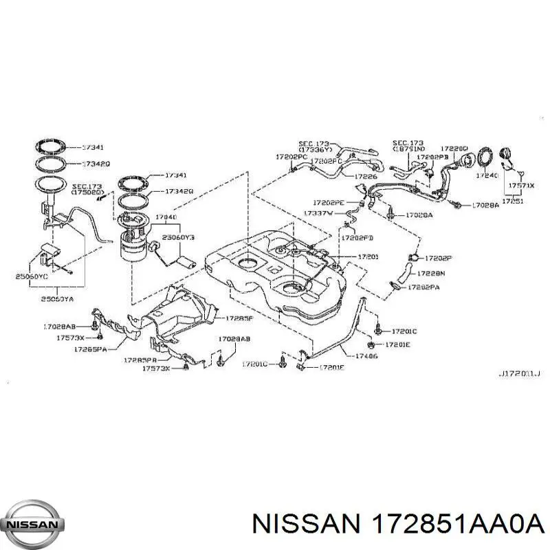 Protector de cárter y depósito de combustible Nissan/Infiniti 172851AA0A precio, desde 492,70 EUR