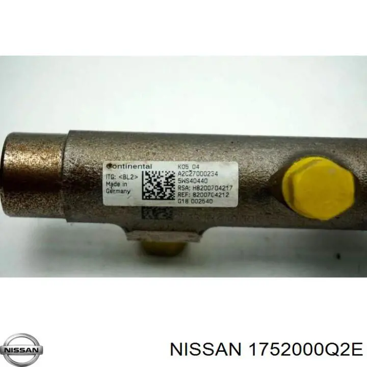 Comprar 1752000Q2E Nissan/Infiniti Rampa de combustible