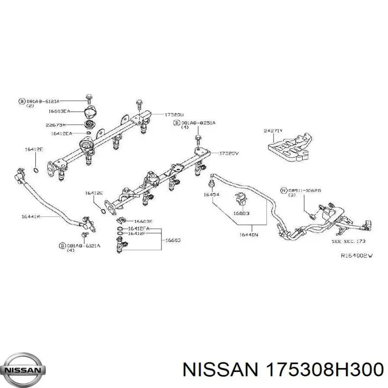  Nissan/Infiniti 175308H300 precio, desde 55,33 EUR