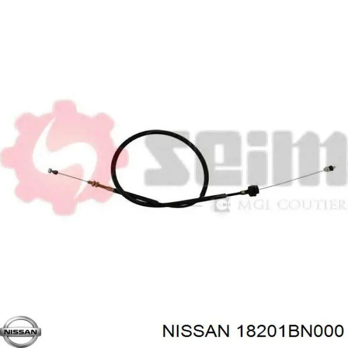 18201BN000 Nissan cable del acelerador