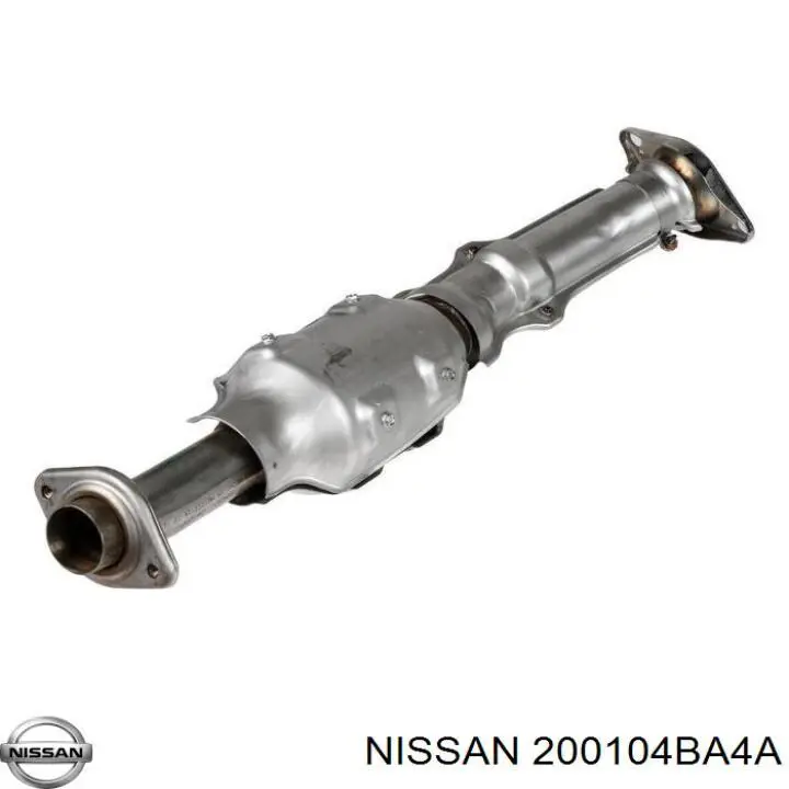 200B05HA4A Nissan silenciador delantero